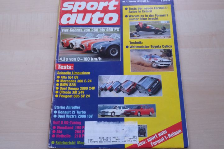 Deckblatt Sport Auto (01/1991)